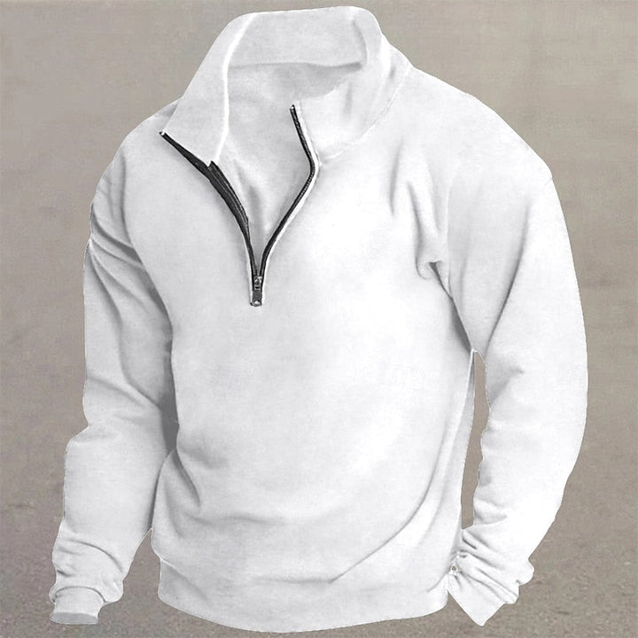 Caleb | Quarter-Zip Standing Collar Pullover