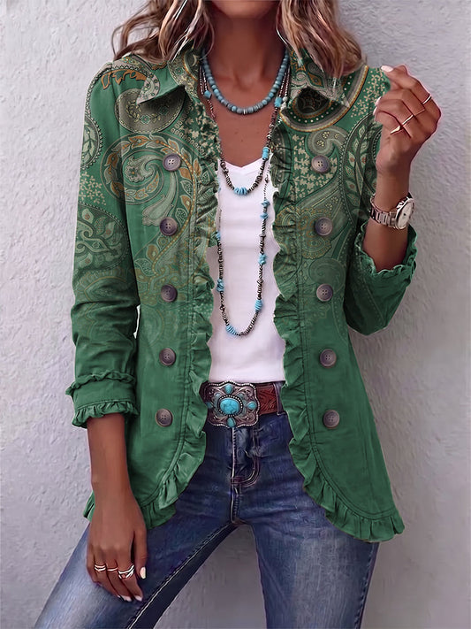 Jemara in Green Paisley