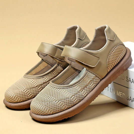 Women's Orthopaedic Velcro Mary Jane Flats