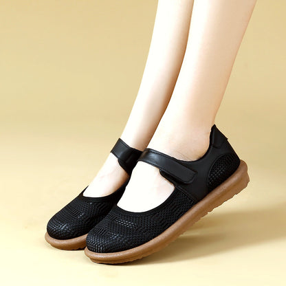 Women's Orthopaedic Velcro Mary Jane Flats