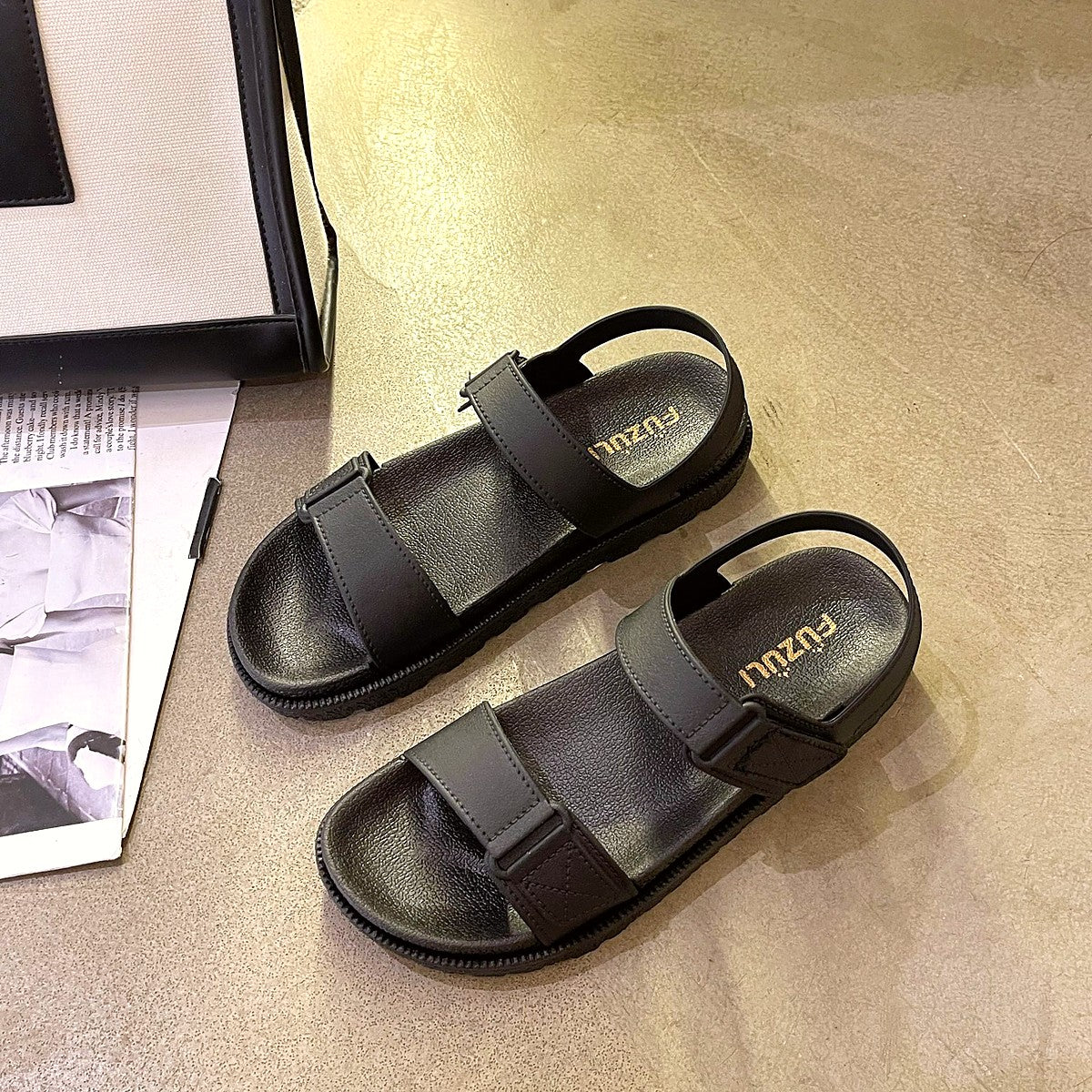 Women's Orthopaedic Double Strap Slide Sandals