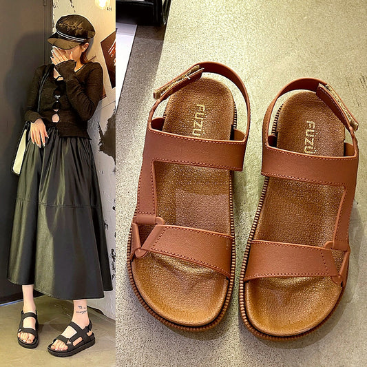 Women's Orthopaedic Double Strap Buckle Sandals