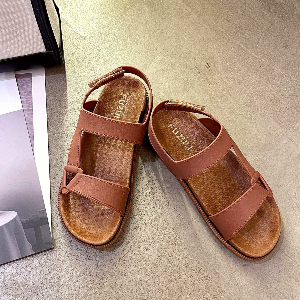 Women's Orthopaedic Double Strap Buckle Sandals