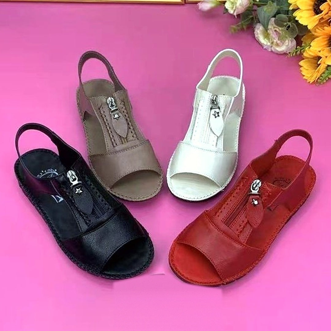 Nora | Orthopedic Zip Open-Toe Sandals