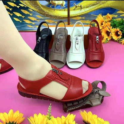 Nora | Orthopedic Zip Open-Toe Sandals
