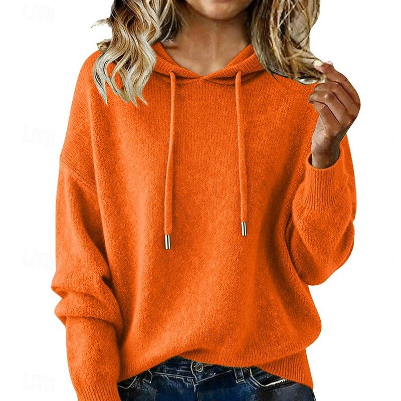 Jean | Hooded Drawstring Sweater