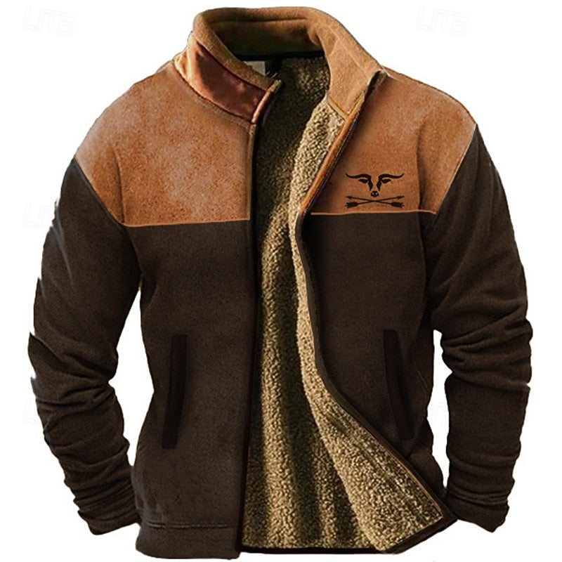 Anthony | Rugged Two-Tone Fleece Jacket