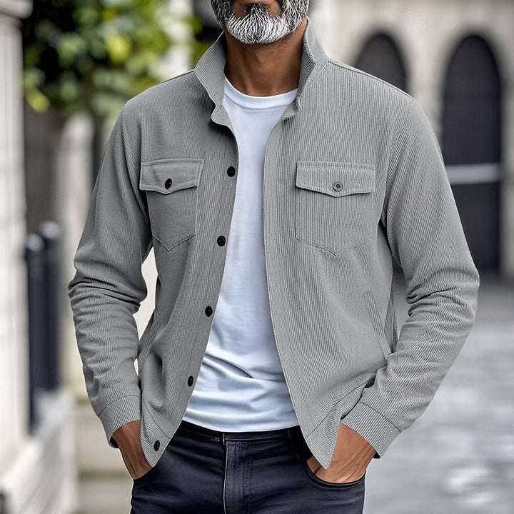 Jeremiah | Ribbed Utility Jacket