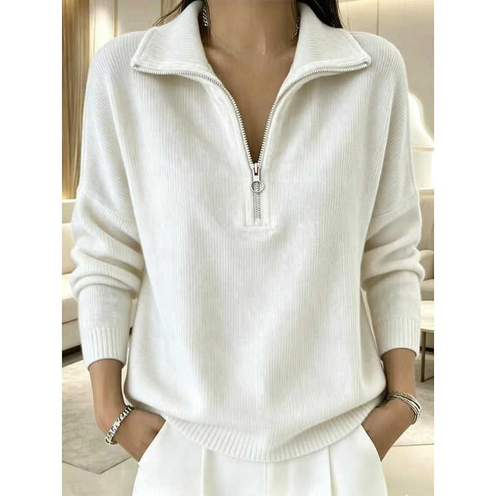 Tracey | Quarter-Zip Collared Pullover