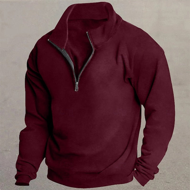 Caleb | Quarter-Zip Standing Collar Pullover