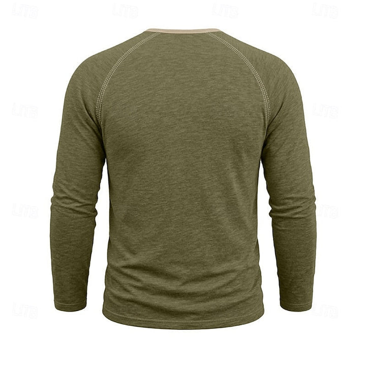 Dean | Classic Button Henley Shirt