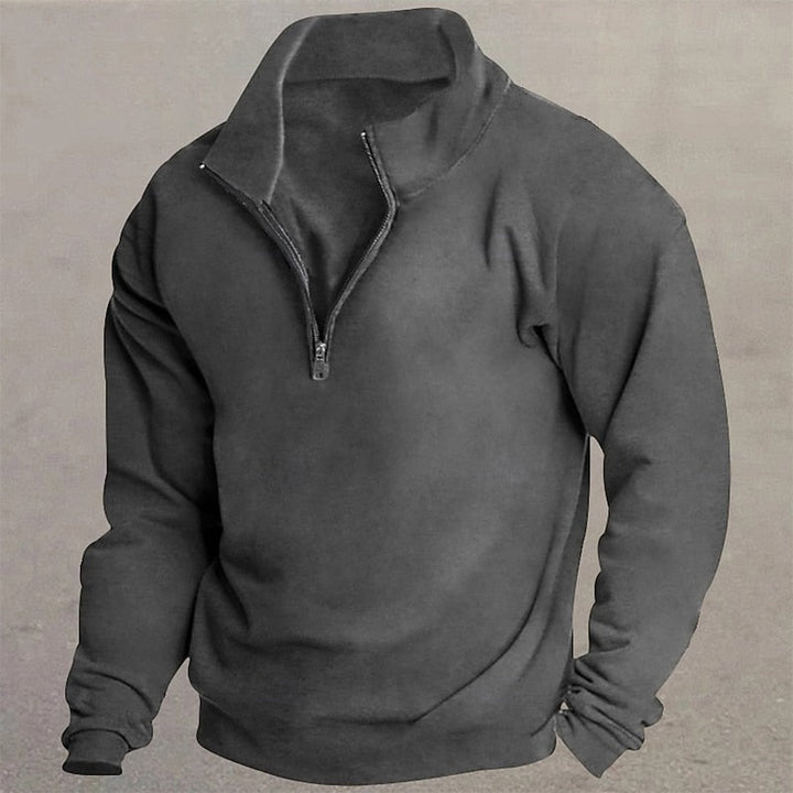 Caleb | Quarter-Zip Standing Collar Pullover