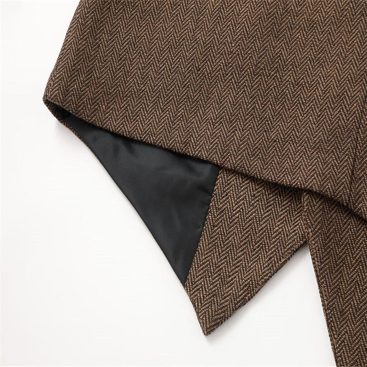 Harold | Herringbone Tailored Waistcoat