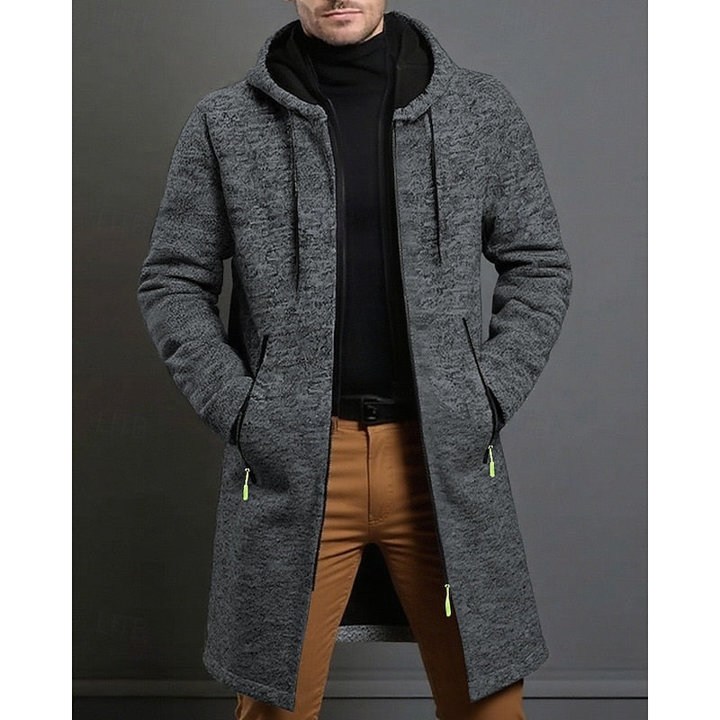 Isaiah | Hooded Longline Coat