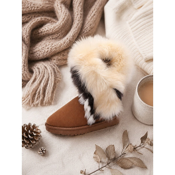 Colleen | Fluffy-Trimmed Winter Boots