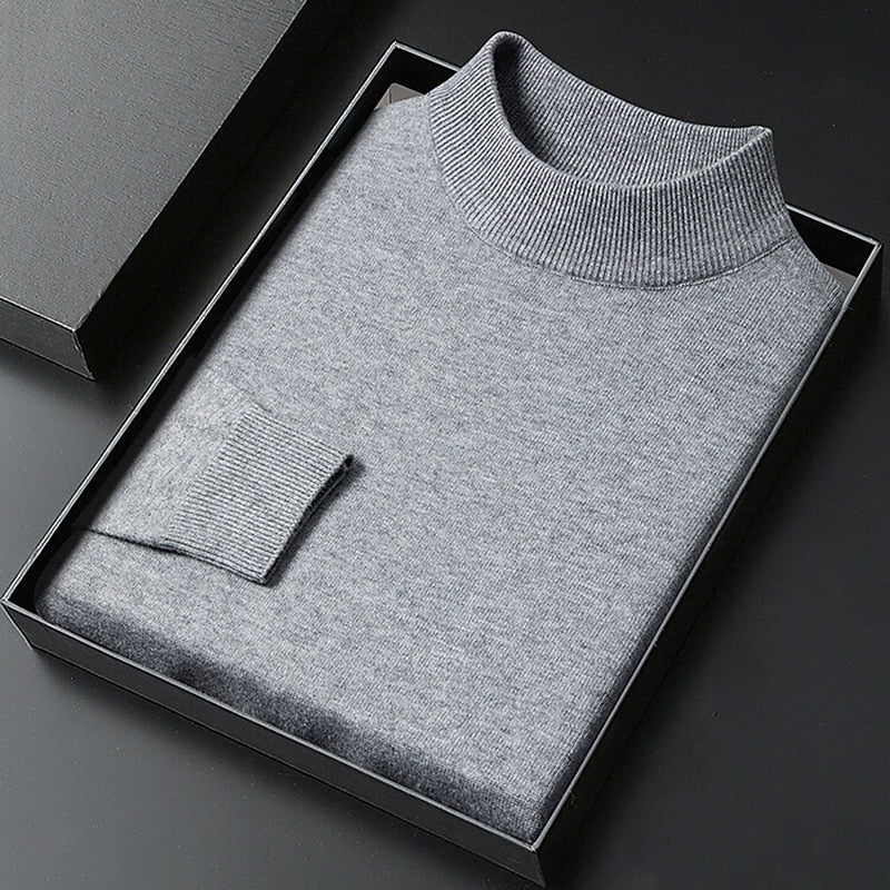 Gabriel | Refined Mock-Neck Sweater
