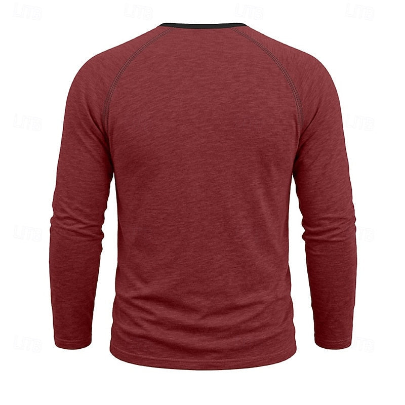 Dean | Classic Button Henley Shirt