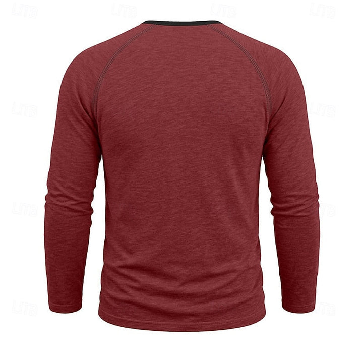 Dean | Classic Button Henley Shirt
