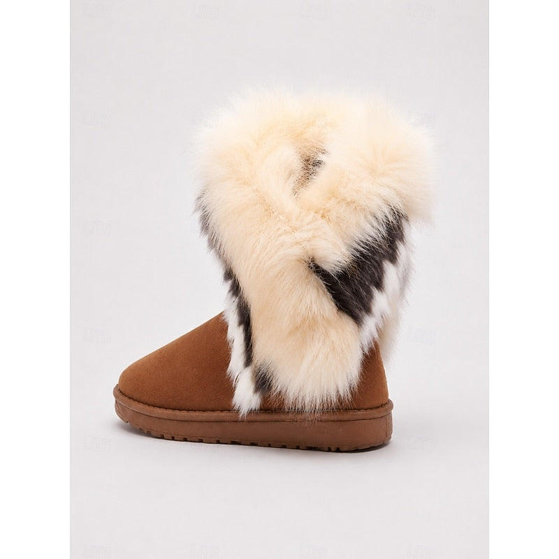 Colleen | Fluffy-Trimmed Winter Boots