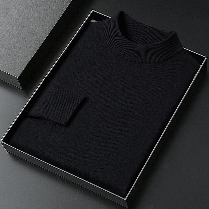 Gabriel | Refined Mock-Neck Sweater