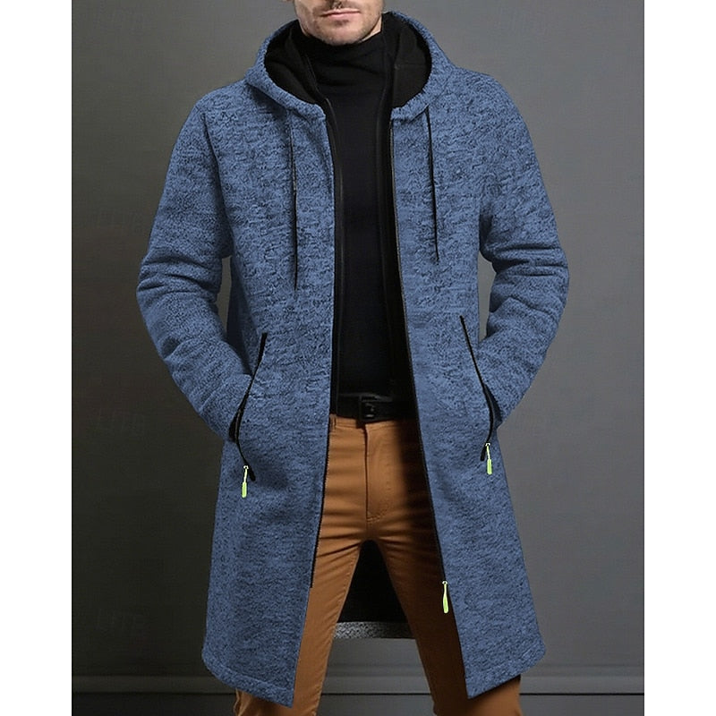 Isaiah | Hooded Longline Coat