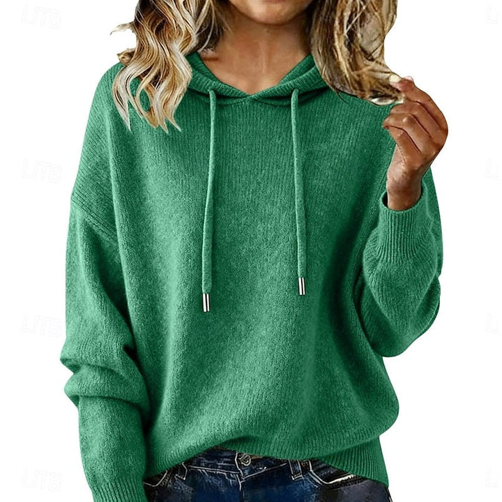 Jean | Hooded Drawstring Sweater