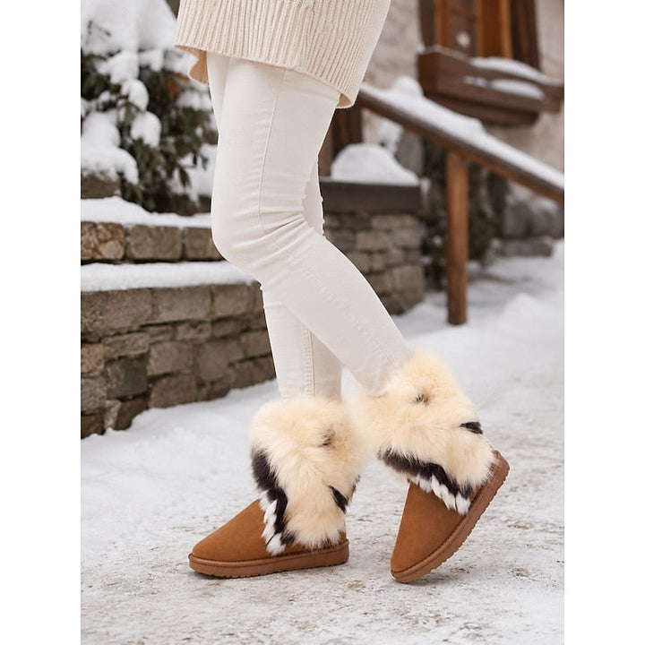 Colleen | Fluffy-Trimmed Winter Boots